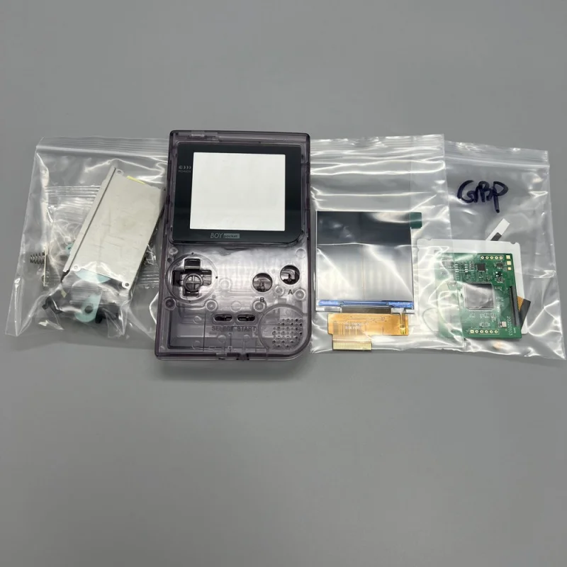 GBP LCD Лесен за инсталиране 2,6-инчов пълен размер IPS LCD-дисплей с висока яркост с висококачествен корпус за Nintendo Gameboy Pocket GBP