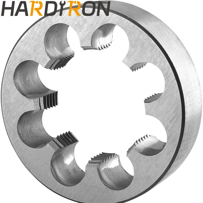 Hardiron Metric кръгла плашка за резби M45X3, машинно плашка за резби M45 x 3,0 Дясната ръка