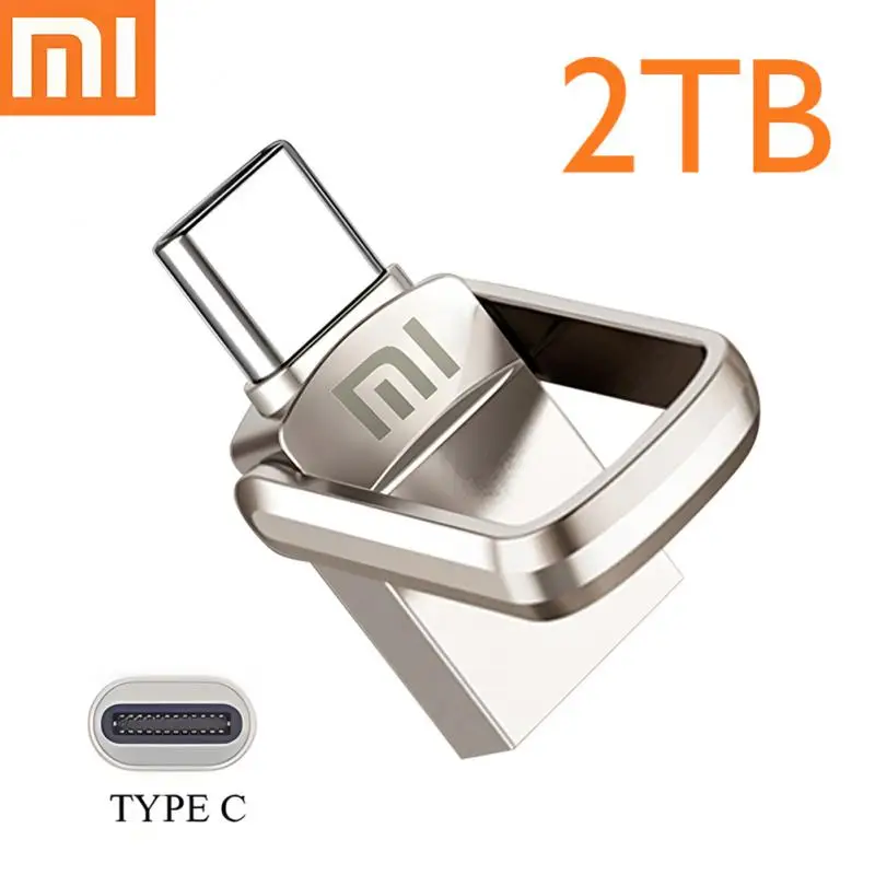 Xiaomi Mini 2 TB 3,0 Метален USB флаш памет, 1 TB Флаш памет, Високоскоростна карта памет с 512 GB U-диск, карта USB 3.0 Memory