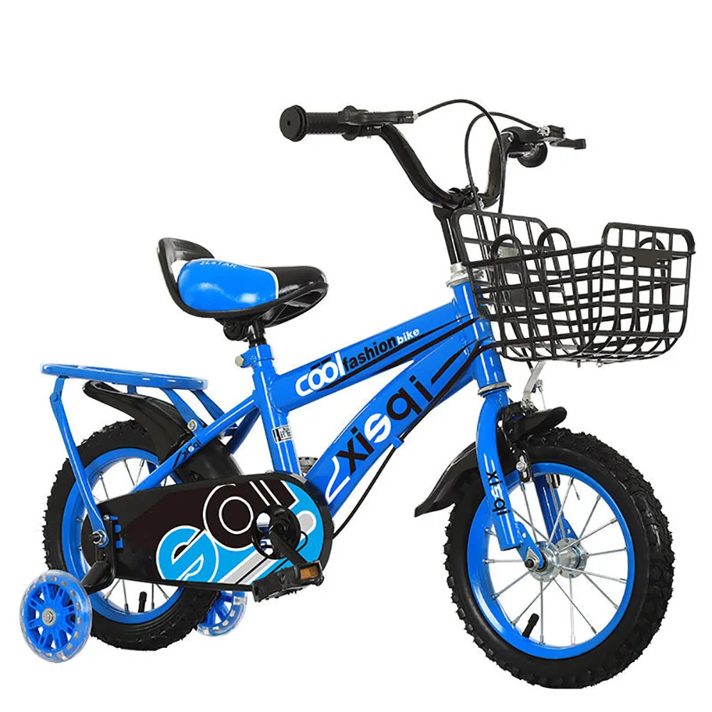 Детски велосипед с 18-инчов Велосипед с рамка от Високо стомана, устойчиви на Хлъзгане тежкотоварни гуми, Чувствителен спирачка на задното задържане