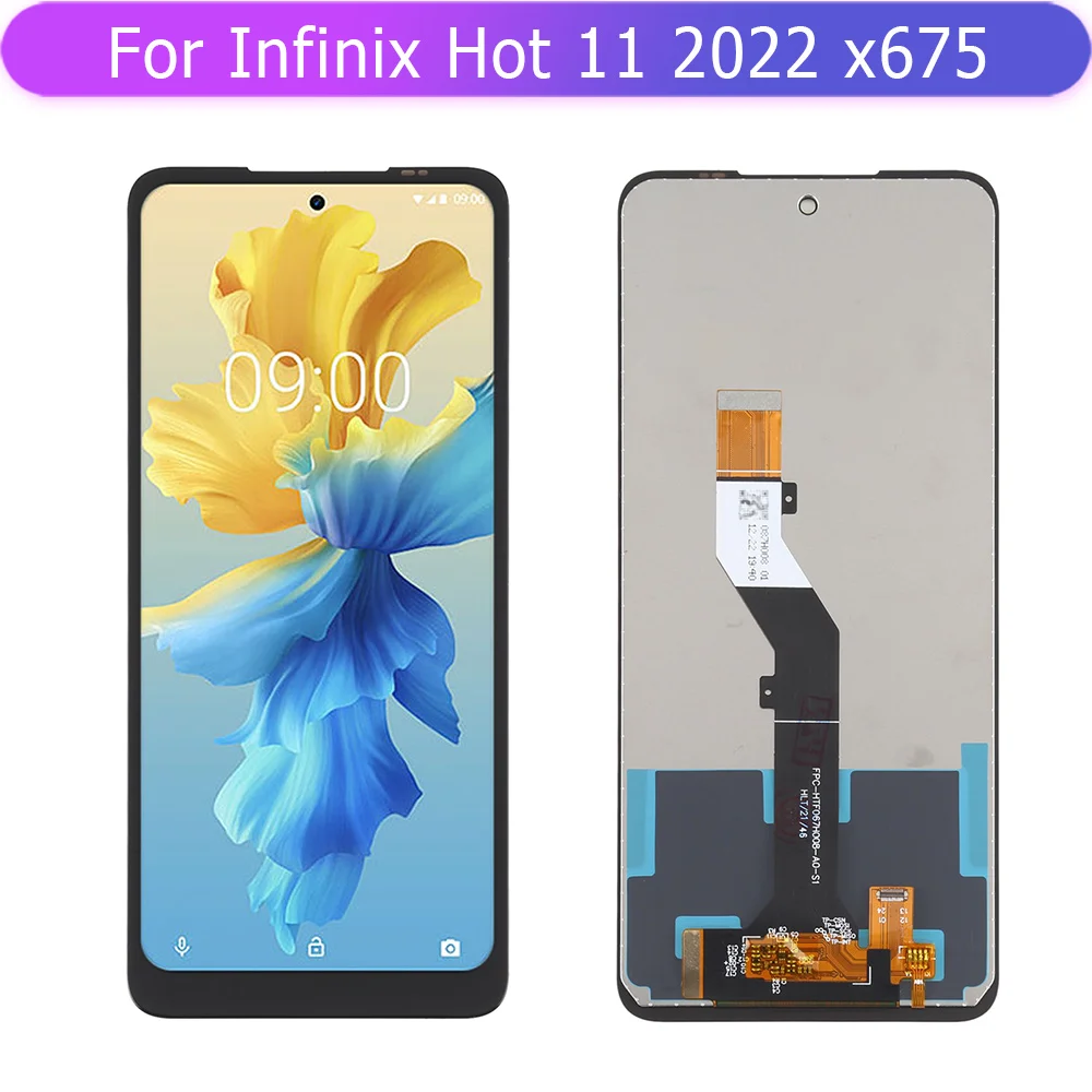 За Infinix Hot 11 2022 X675, сензорен екран, стъклен панел, подмяна на дигитайзер, безплатна доставка