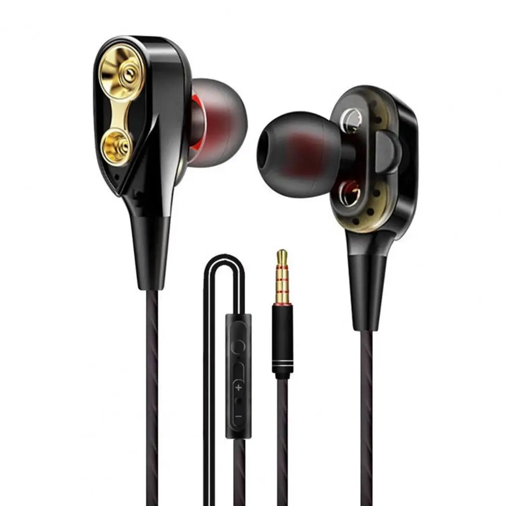 Стабилни слушалки Универсални втулки 3,5 мм Универсални слушалки с Кабел Кабелен Ергономичен дизайн със Слушалки за спорт
