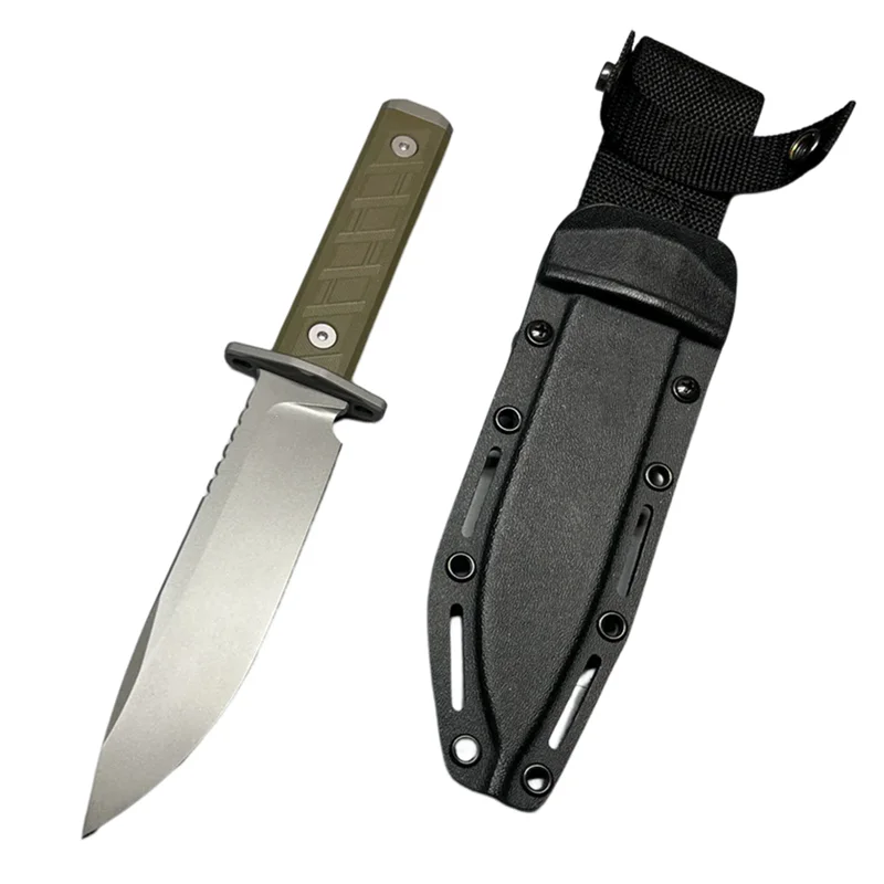 Улични ловни Ножове с фиксирано острие Висока твърдост, военен спасителния нож с ножнами Kydex, Подарък за мъже